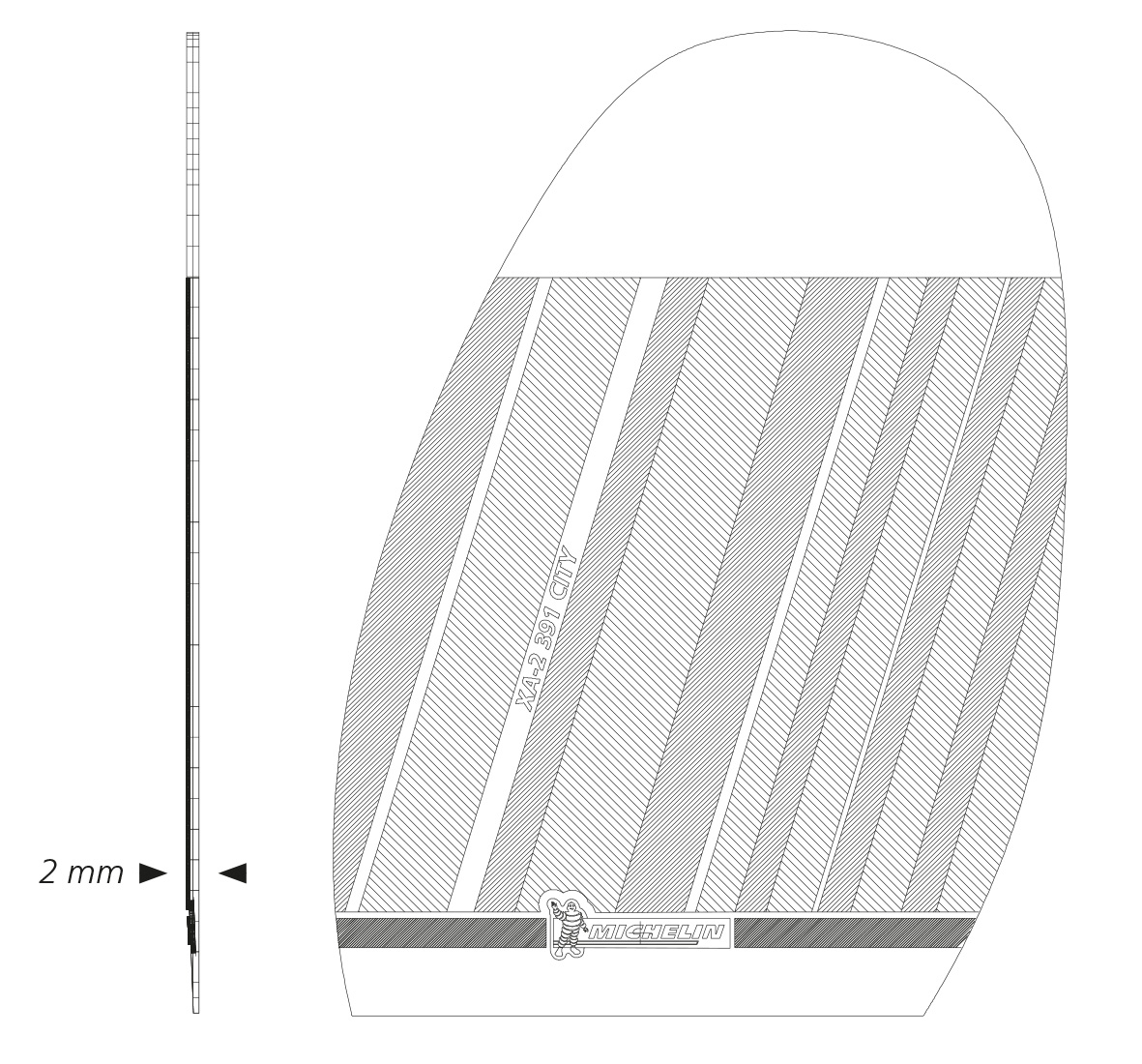 Michelin City Halbs. Michelin City Halbs.