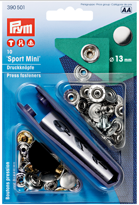 Prym Sport Mini Druckknöpfe 390501
