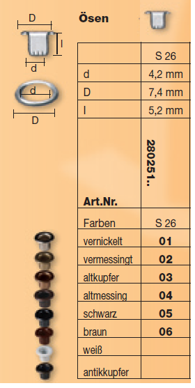 Ösen S 26