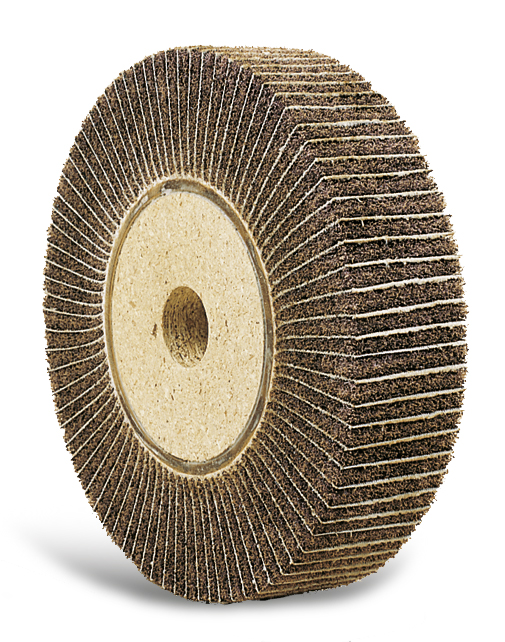 Lamellenscheibe 200x50mm mit Schleifpapier