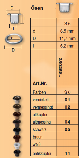 Ösen S 6