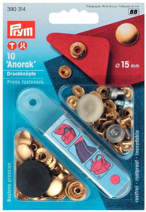 Prym Anorak Druckknöpfe 390314