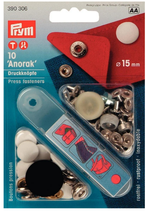 Prym Anorak-Druckknöpfe 390306