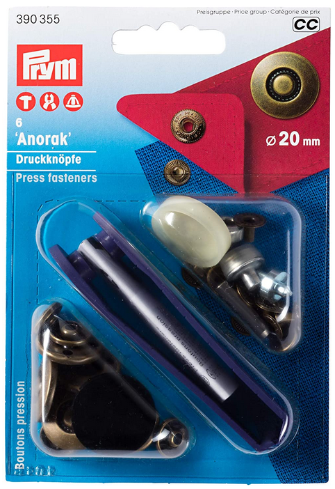 Prym Anorak Druckknöpfe 390355