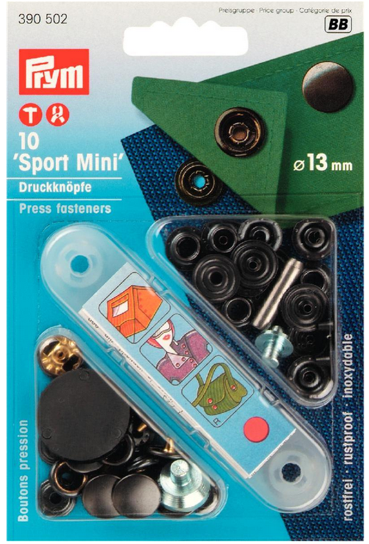 Prym Sport-Mini-Druckknöpfe 390502