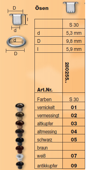 Ösen S 30