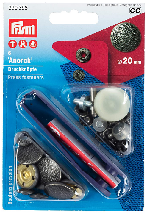 Prym Anorak Druckknöpfe 390358