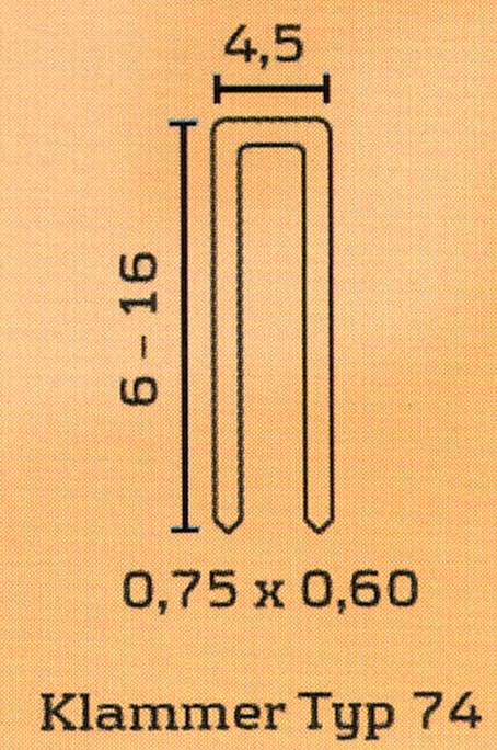 Bea-Klammern 74 Bea-Klammern 74