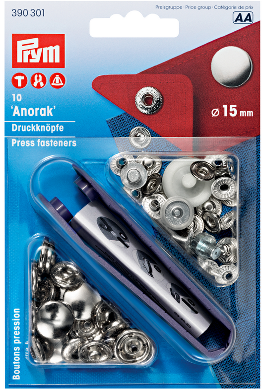 Prym Anorak Druckknöpfe 390301