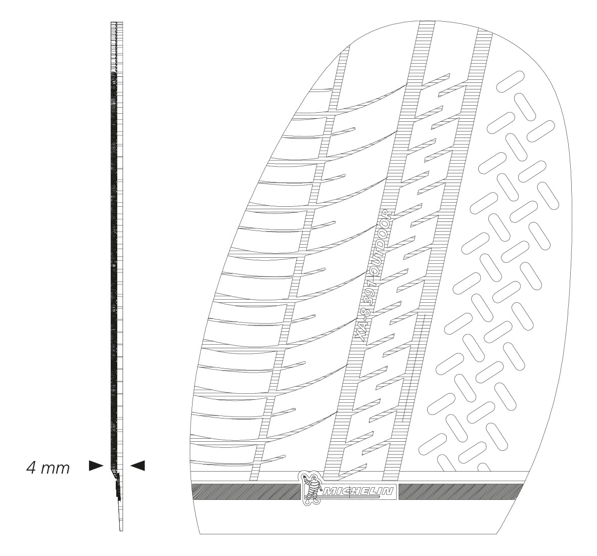 Michelin Outdoor Halbs. Michelin Outdoor Halbs.